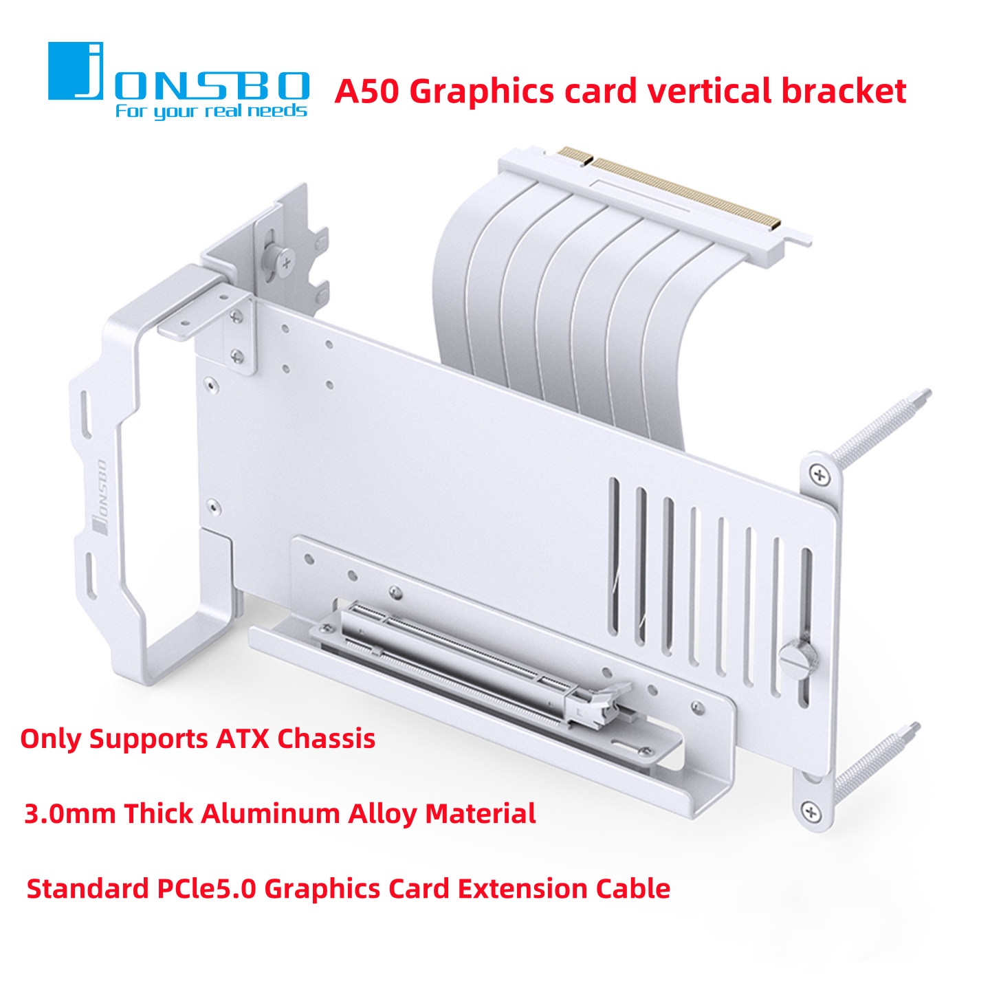 Vertical Gpu Bracket - JONSBO A50 Kit Braket Pemasangan Vertikal