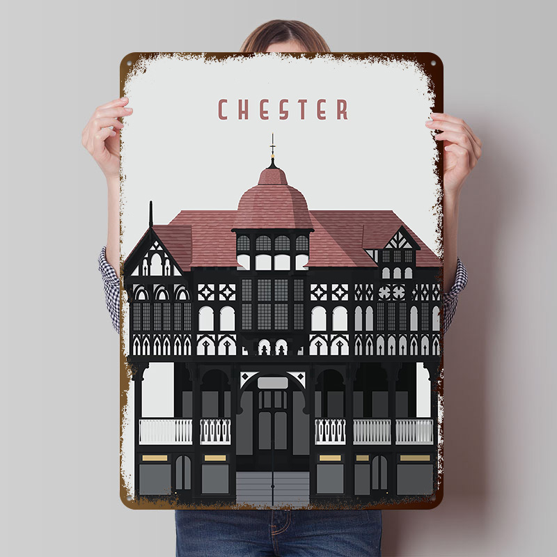 Gaming Accessories Europe - Poster Cetak Chester Travel, Seni Dinding