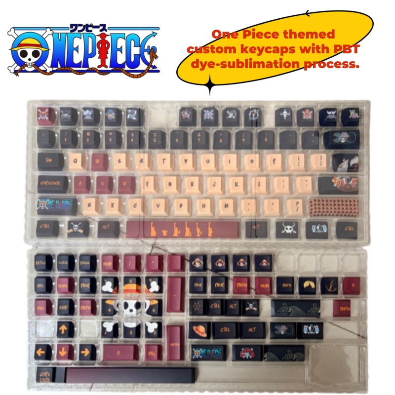 Gaming Accessories - Keycaps PBT bertema karakter anime One