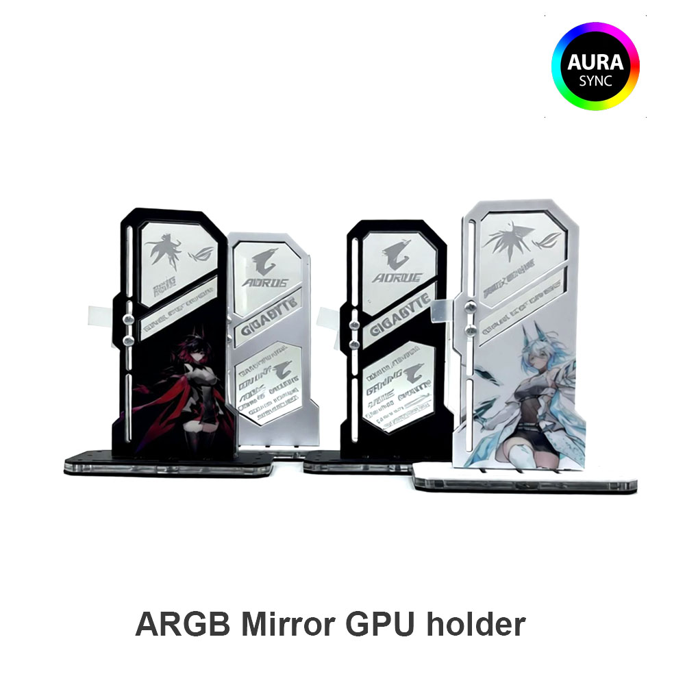 Vertical Gpu Bracket - Penyangga VGA Cermin DIY ARGB untuk
