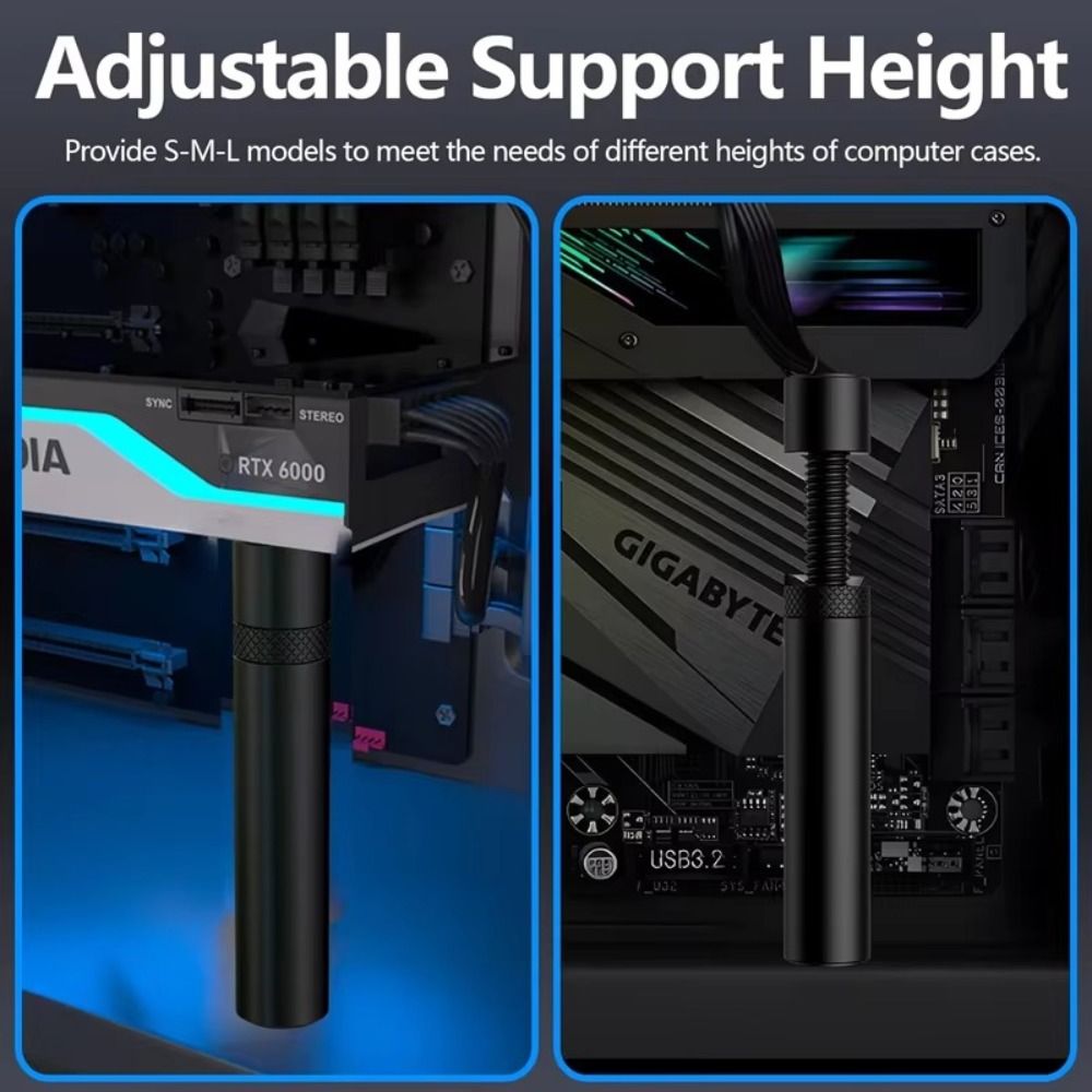 Penyangga Kartu Grafis Alumini - Vertical Gpu Bracket ulasan dan harga