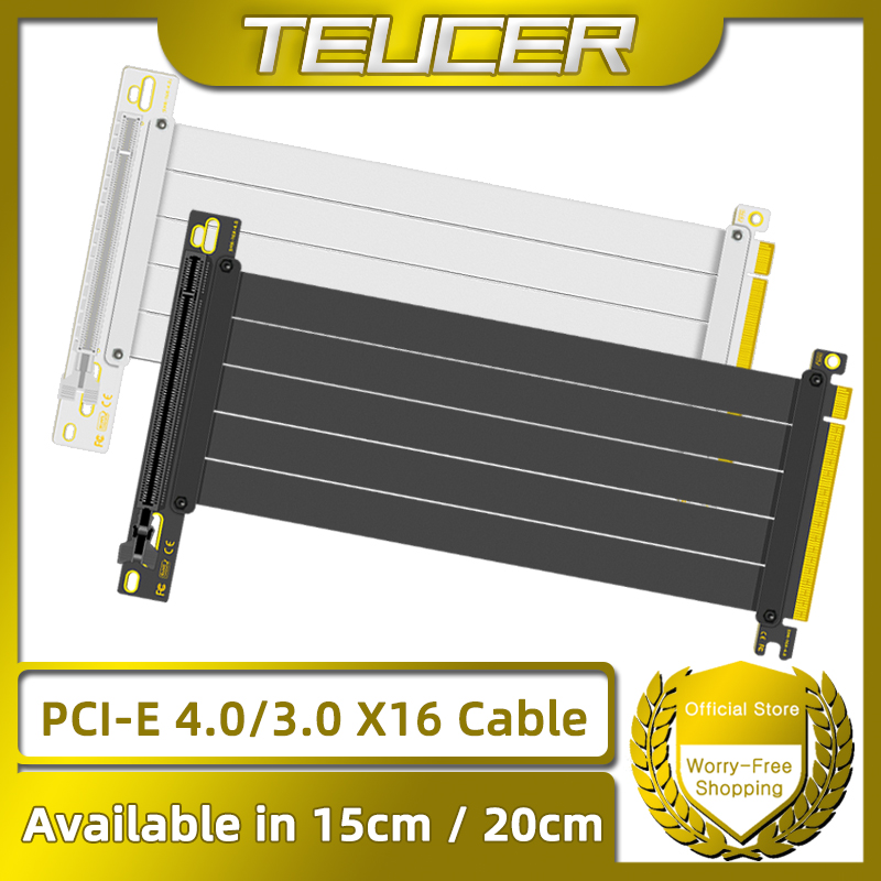 TEUCER PCI-E 4.0 X16 kabel Ris - Vertical Gpu Bracket ulasan dan harga
