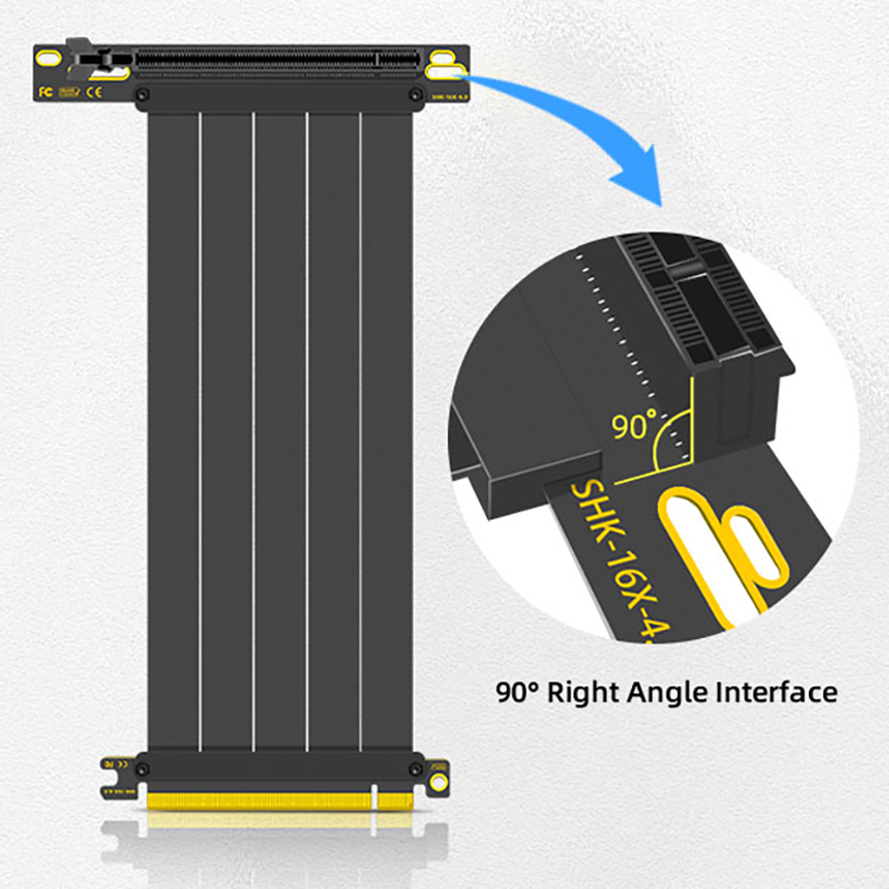 TEUCER PCI-E 4.0 X16 kabel Ris - Vertical Gpu Bracket ulasan dan harga