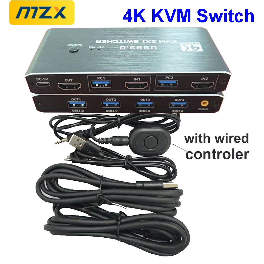 KVM Switch 4K 60Hz Switcher US - Gaming Equipment Accessories ulasan dan harga