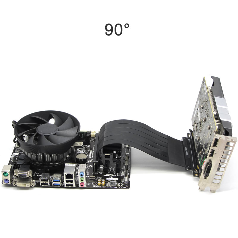 Kabel Riser PCIe, Kabel Eksten - Vertical Gpu Bracket ulasan dan harga