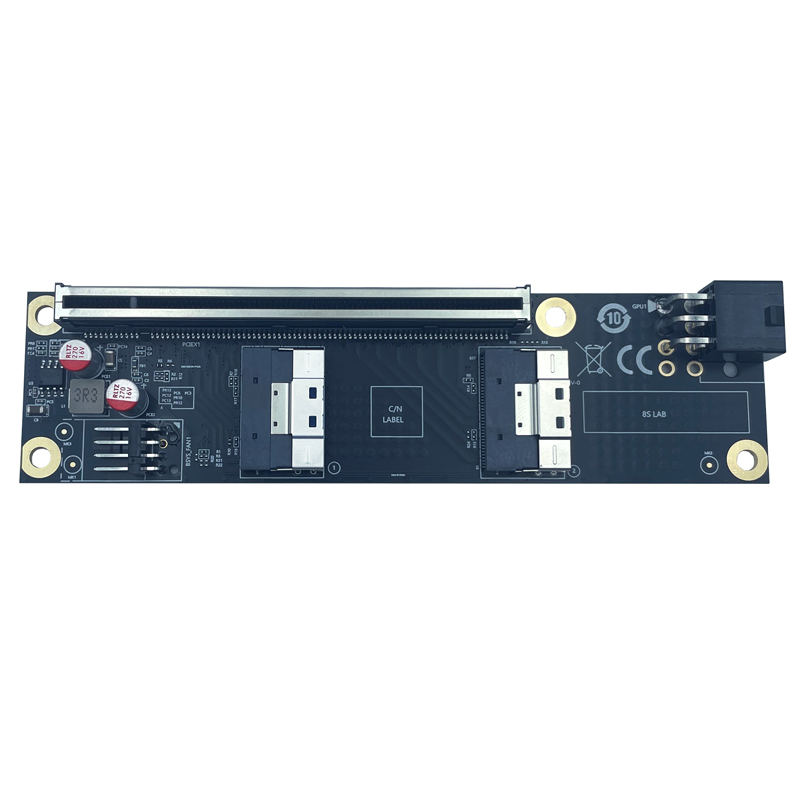 BARU 2 Port SlimSAS 8i x2 ke P - Vertical Gpu Bracket ulasan dan harga