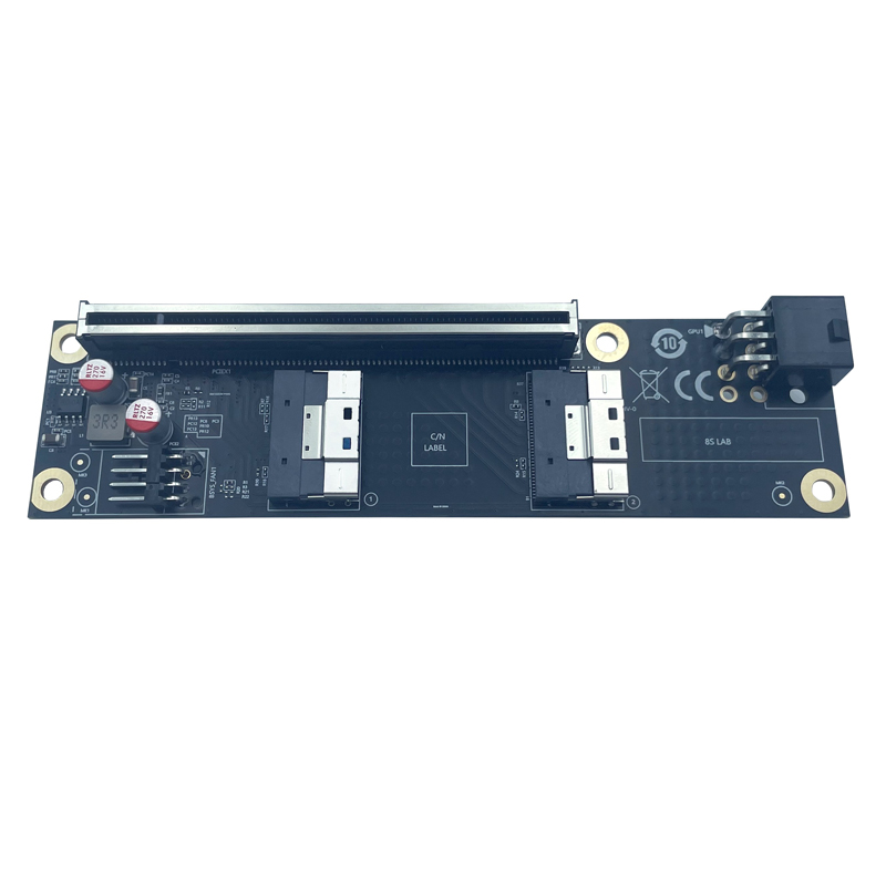 BARU 2 Port SlimSAS 8i x2 ke P - Vertical Gpu Bracket ulasan dan harga