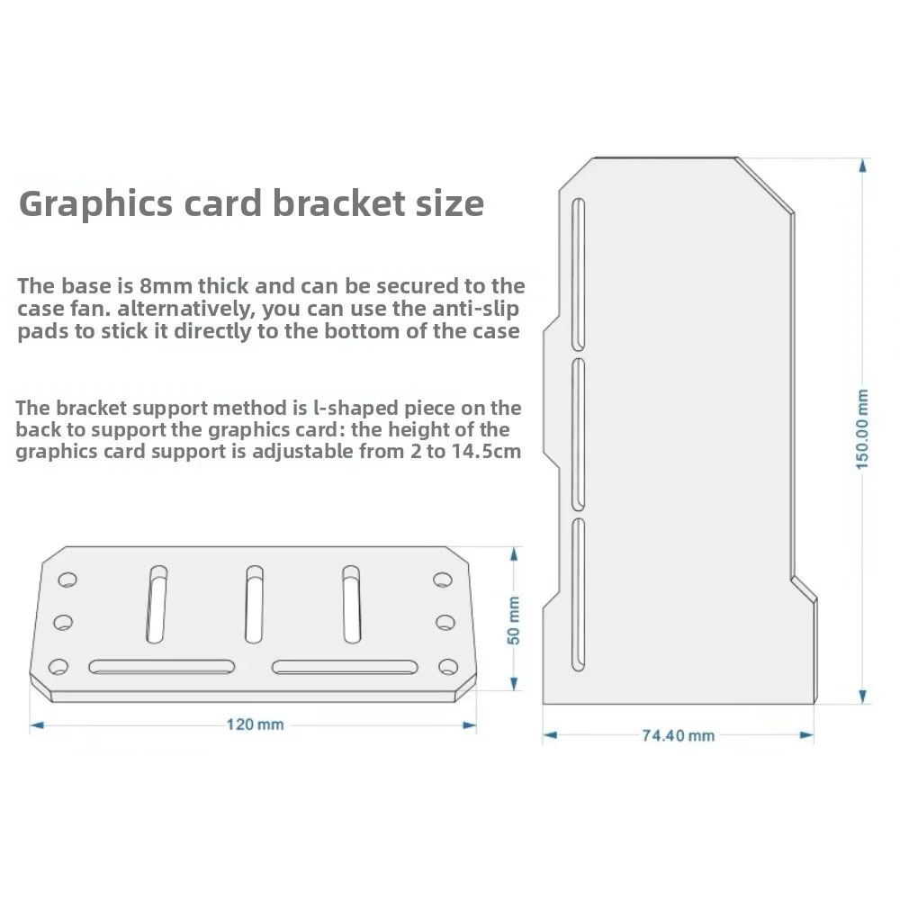 Penyangga VGA Cermin DIY ARGB  - Vertical Gpu Bracket ulasan dan harga